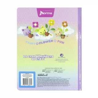 Cuaderno Cosido 100 Hojas Cuadritos B Gabby´S Dollhouse Sprinkles