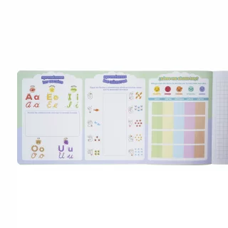 Cuaderno cosido 100 hojas cuadritos B Mi Primer Cuaderno - player 1