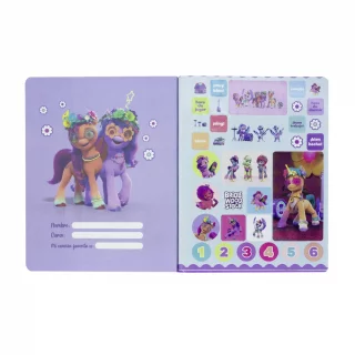 Cuaderno Cosido 100 Hojas Cuadritos B My Little Pony - Gafas Y Flores