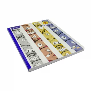Cuaderno Cosido 100 Hojas Cuadritos B Sonic - Franjas Vertical