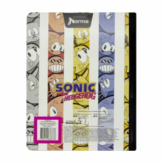 Cuaderno Cosido 100 Hojas Cuadritos B Sonic - Franjas Vertical