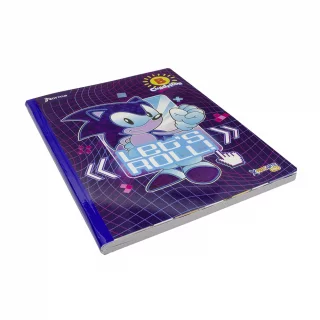 Cuaderno Cosido 100 Hojas Cuadritos B Sonic - Lets Roll