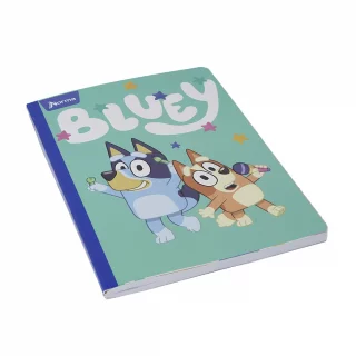 Cuaderno Cosido 100 Hojas Doble línea Bluey - Canto Y Estrellas