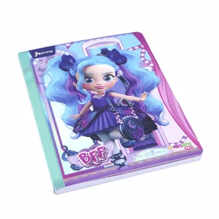 Cuaderno Cosido 100 Hojas Doble Linea Cry Babies - Bff Pelo Azul