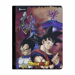 Cuaderno Cosido 100 Hojas Doble línea Dragon Ball - Goku Y Vegeta