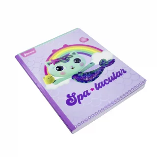 Cuaderno Cosido 100 Hojas Doble Linea Gabby´S Dollhouse Spa-Tacular