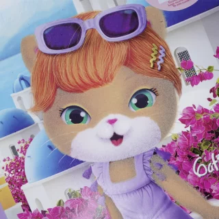 Cuaderno Cosido 100 Hojas Doble Línea Peluches - Santorini