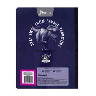 Cuaderno cosido 100 hojas doble línea Saurios - don't move
