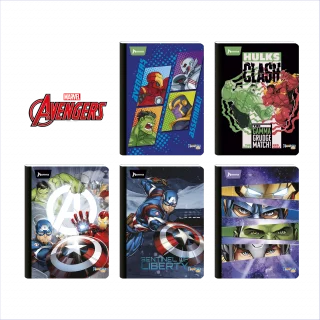 Cuaderno Cosido 100 Hojas Doble Linea The Avengers
