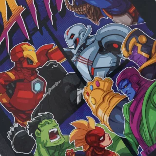 Cuaderno Cosido 100 Hojas Doble línea The Avengers - Batle
