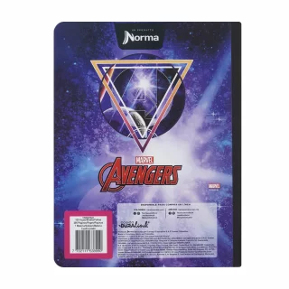 Cuaderno Cosido 100 Hojas Doble línea The Avengers - Ojos Avengers