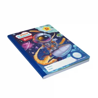 Cuaderno cosido 100 hojas ferrocarril D Mi Primer Cuaderno - astronauta