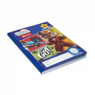 Cuaderno cosido 100 hojas ferrocarril D Mi Primer Cuaderno - tigre go!