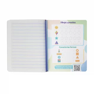 Cuaderno cosido 100 hojas ferrocarril D Mi Primer Cuaderno - tortuga