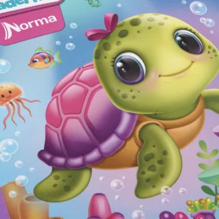 Cuaderno cosido 100 hojas ferrocarril D Mi Primer Cuaderno - tortuga