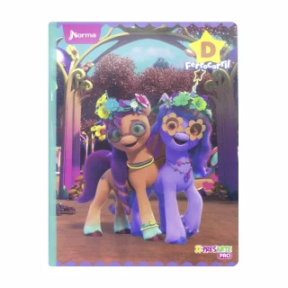 Cuaderno Cosido 100 Hojas Ferrocarril D My Little Pony - Gafas Y Flores