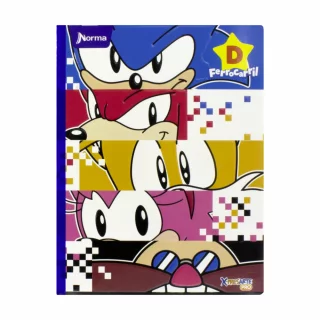 Cuaderno Cosido 100 Hojas Ferrocarril D Sonic - Pixeles