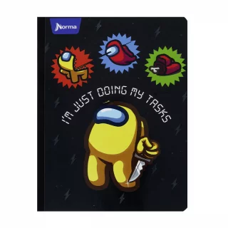 Cuaderno Cosido 100 Hojas Linea Corriente Among Us - Doing My Tasks