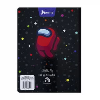 Cuaderno Cosido 100 Hojas Linea Corriente Among Us - Don'T Look Suspicious