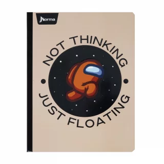 Cuaderno Cosido 100 Hojas Linea Corriente Among Us - Just Floating