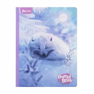 Cuaderno cosido 100 hojas línea corriente Animal Book - zorro