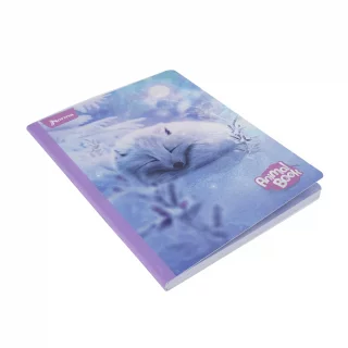 Cuaderno cosido 100 hojas línea corriente Animal Book - zorro