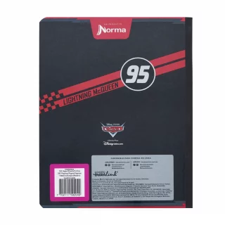 Cuaderno cosido 100 hojas línea corriente Cars - get away