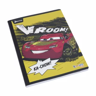 Cuaderno cosido 100 hojas línea corriente Cars - ka-chow!