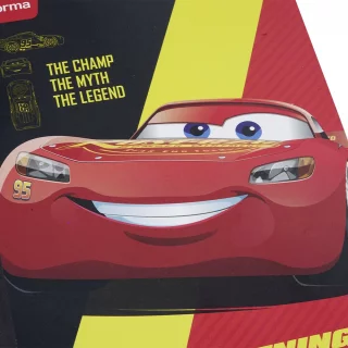 Cuaderno cosido 100 hojas línea corriente Cars - lightning mcqueen