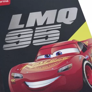 Cuaderno cosido 100 hojas línea corriente Cars - lmq 95