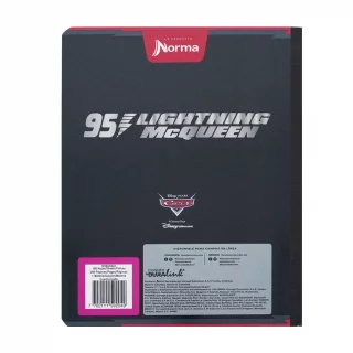 Cuaderno cosido 100 hojas línea corriente Cars - lmq 95