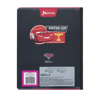 Cuaderno cosido 100 hojas línea corriente Cars - piston cup