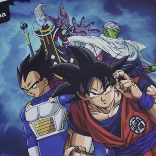Cuaderno Cosido 100 Hojas línea corriente Dragon Ball - Goku, Vegeta Y Bills