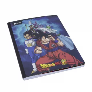Cuaderno Cosido 100 Hojas línea corriente Dragon Ball - Goku, Vegeta Y Bills
