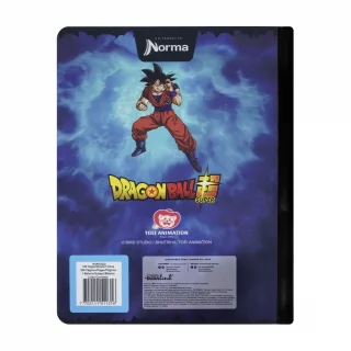Cuaderno Cosido 100 Hojas línea corriente Dragon Ball - Goku, Vegeta Y Bills