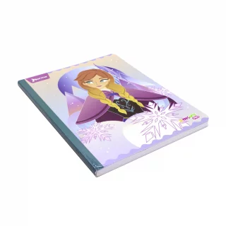 Cuaderno Cosido 100 Hojas Linea Corriente Frozen Anna Copos Nieve