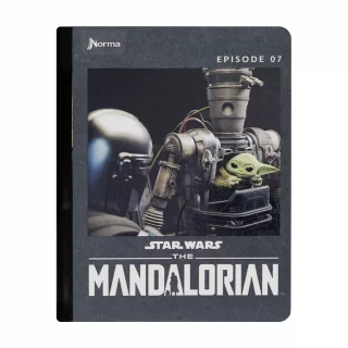 Cuaderno cosido 100 hojas línea corriente Mandalorian - episode 07