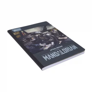 Cuaderno cosido 100 hojas línea corriente Mandalorian - mando nave