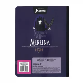 Cuaderno Cosido 100 Hojas línea corriente Merlina - Dedos En Hombro
