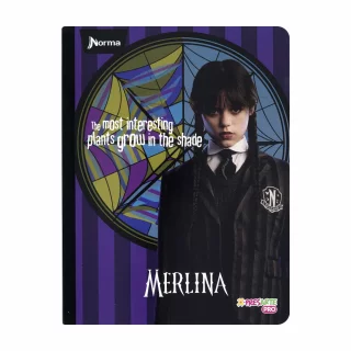 Cuaderno Cosido 100 Hojas línea corriente Merlina - Interesting