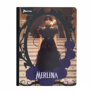 Cuaderno Cosido 100 Hojas línea corriente Merlina - Marco Arabescos