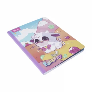 Cuaderno Cosido 100 Hojas Línea Corriente Peluches Fantasy - Vaca