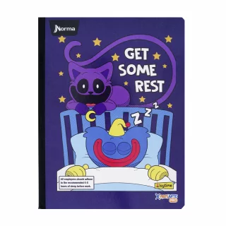 Cuaderno Cosido 100 Hojas Linea Corriente Poppy Playtime - Get Some Rest