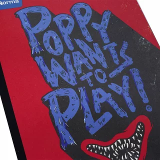 Cuaderno Cosido 100 Hojas Linea Corriente Poppy Playtime - Poppy Wants To Play