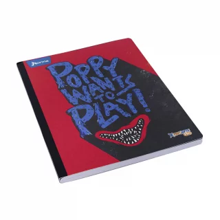 Cuaderno Cosido 100 Hojas Linea Corriente Poppy Playtime - Poppy Wants To Play