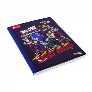 Cuaderno Cosido 100 Hojas Linea Corriente Sonic - Best Friend