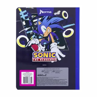 Cuaderno Cosido 100 Hojas línea corriente Sonic - Numeros
