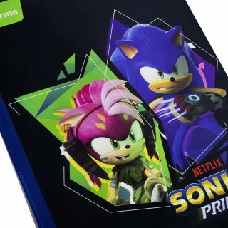 Cuaderno Cosido 100 Hojas Linea Corriente Sonic - Prime Garra