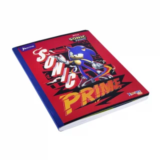 Cuaderno Cosido 100 Hojas Linea Corriente Sonic - Prime Garra Rojo