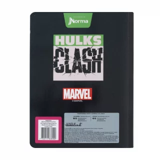 Cuaderno Cosido 100 Hojas línea corriente The Avengers - Clash